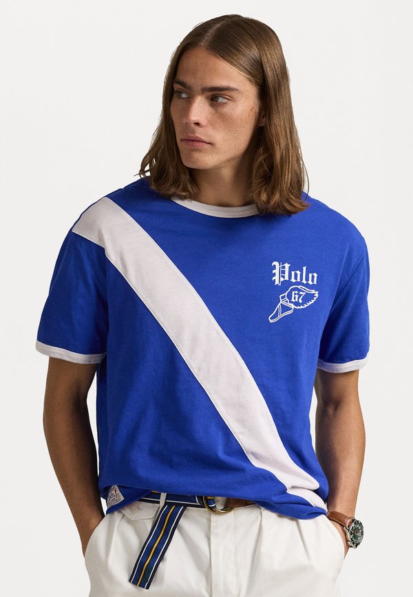 CLASSIC FIT REVERSIBLE JERSEY T-SHIRT - Print T-shirt - cruise royal multi