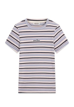 Guess, GESTREIFTES T-SHIRT - T-Shirt print - mehrfarbig grundton blau