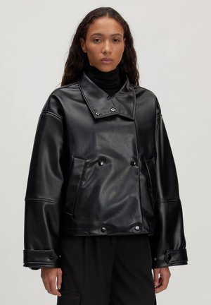 AGATHA - Kunstlederjacke - schwarz