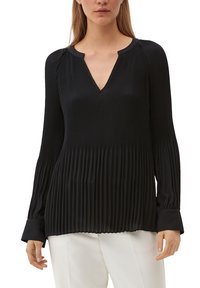 s.Oliver BLACK LABEL MIT PLISSEE-STRUKTUR - Blouse - true black
