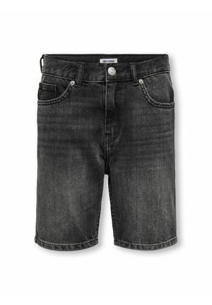 JEDGE MID RISE GERADE  - Kratke hlače iz džinsa - washed black