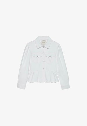 Stradivarius, Veste en jean - white