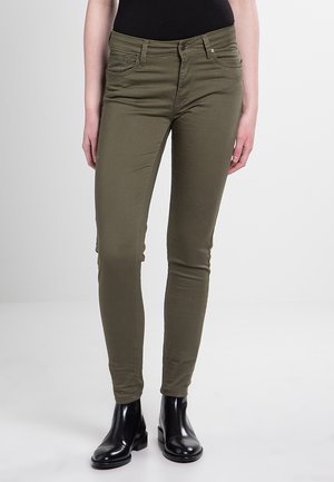 LADIES SKINNY PANTS - Pantaloni - olive