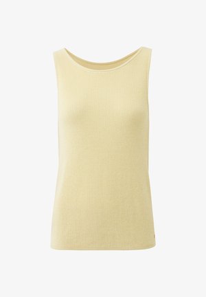 Mexx, SLEEVELESS TWISTED BACK - Top - light yellow