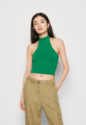 Neon & Nylon NAYA HALTER NECK  - Μπλούζα - green