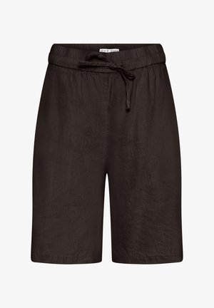 PULZ, PZLUCA WIDE LEG - Short - espresso