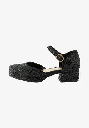 REGULAR FIT - Platvormkontsad - black glitter
