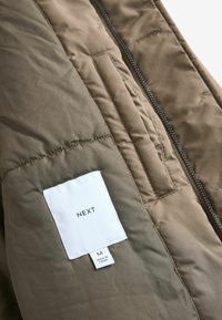 Next SHOWER RESISTANT WADDED LONG - REGULAR FIT - Jachetă parka - dark stone