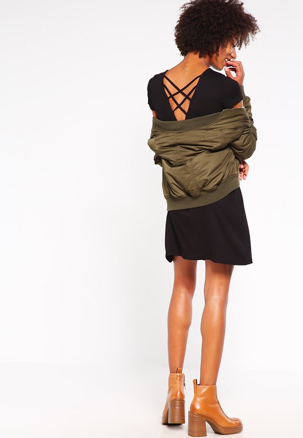 ONLBERA BACK LACE UP DRESS - Jersey dress4