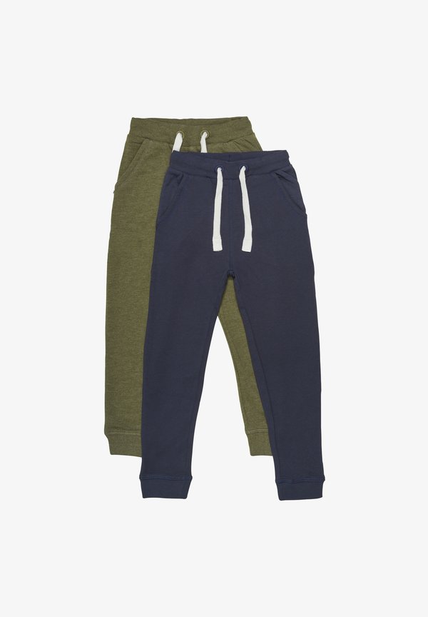 MIBASIC 2 PACK - Tracksuit bottoms - dark olive