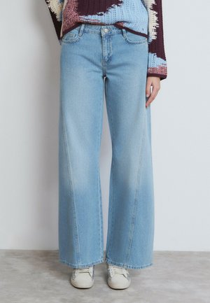 PIEZA LATERAL ALAS BOLSILLO - Jean flare - azul medio