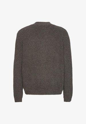 Clean Cut Copenhagen Kardigán - taupe brown melange