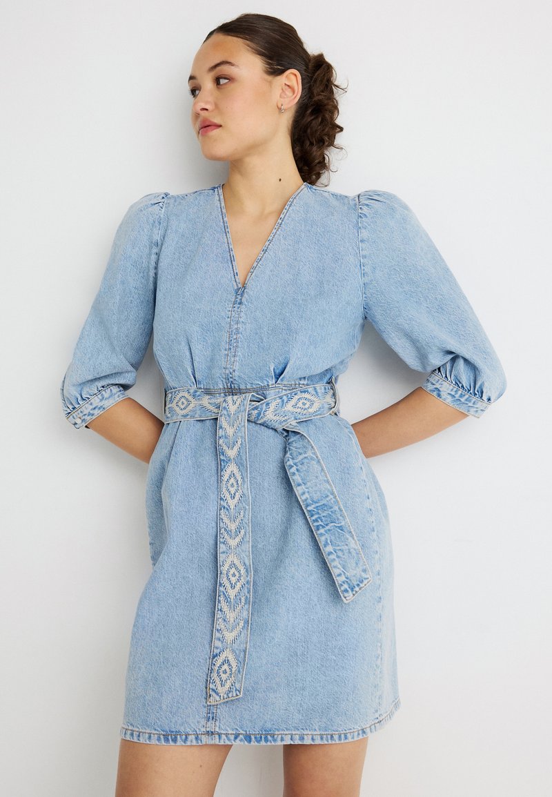 pepe jeans denim dress Denim Dresses: Midi, Blue, Black & More