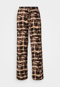 Unselected, black/brown tie dye