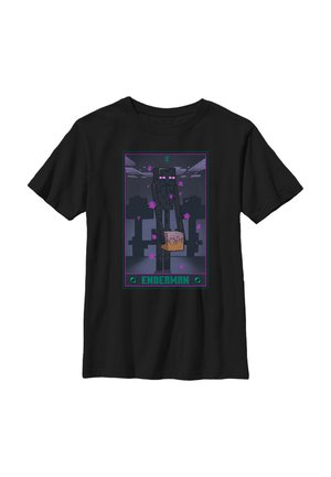 MINECRAFT ENDER TAROT - Print T-shirt - black