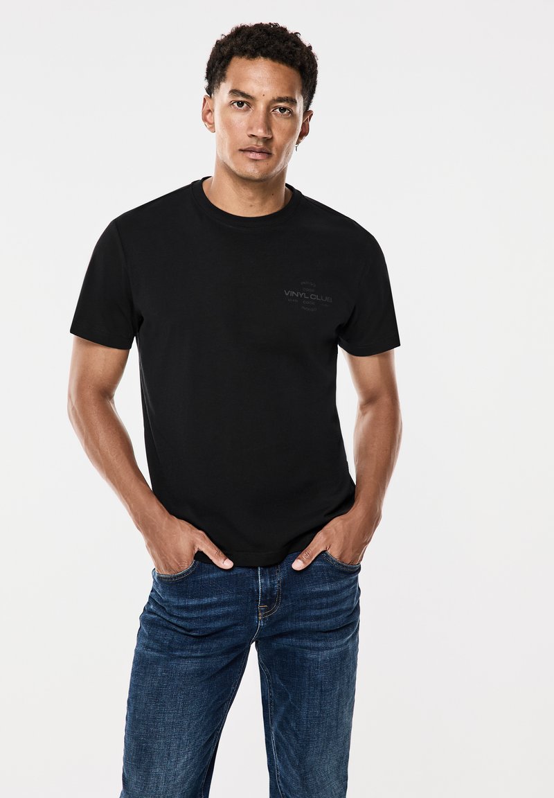 Street One MEN Triko s potiskem - schwarz