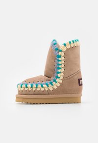 Mou ESKIMO OVERSTICHING UNISEX Stivali da neve camel/cammello