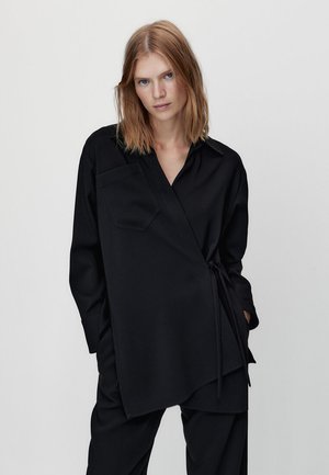 KIMONO BLAZER - Blazer - black