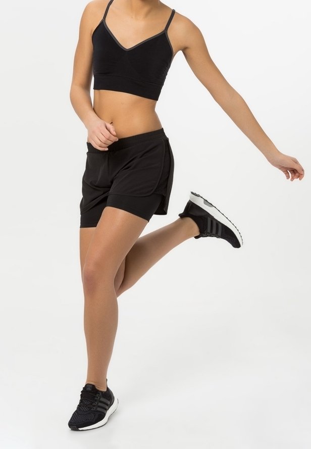 Even&Odd active Pantalón corto de deporte - black