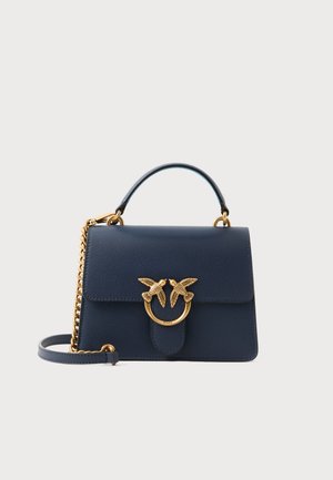 LOVE ONE TOP HANDLE MINI - Käekott - blu/azzurro/antique gold-coloured