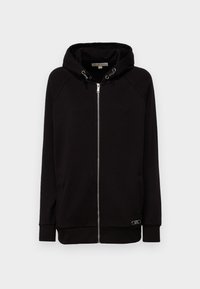 MICHAEL Michael Kors CLASSIC ZIP UP RAGLAN HOODIE - Lukuga pusa - black