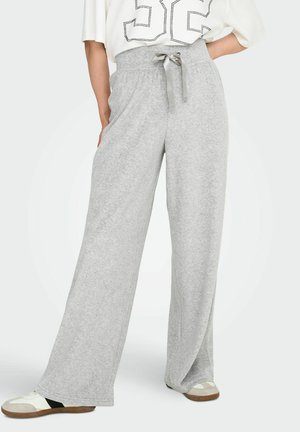 VIDA Normal geschnitten - Pantalon classique - light grey melange