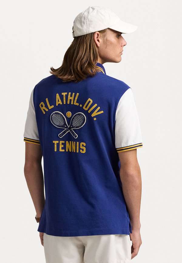 CLASSIC FIT VARSITY-INSPIRED POLO - Polo shirt - fall royal multi2