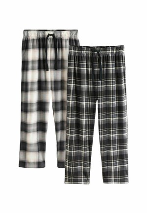REGULAR FIT - 2 PACK   - Pantaloni del pigiama - neutral black check