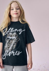 Next BAND LICENSE - T-shirts print - black grey