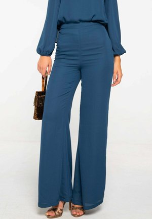 DE FLUIDO - Pantalones - azul