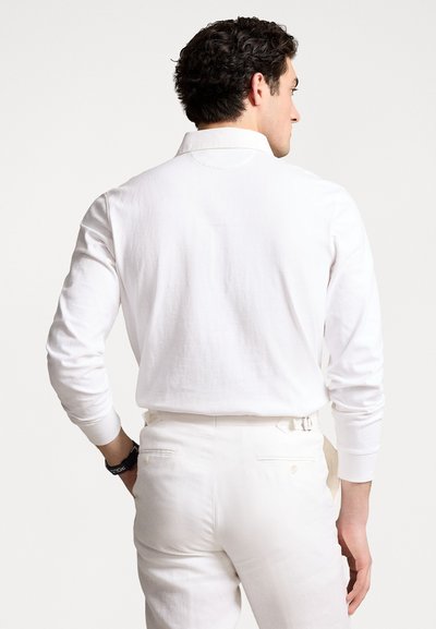 Polo Ralph Lauren CLASSIC FIT POLO SPORT RUGBY SHIRT UNISEX - Top s dlhým rukávom - white