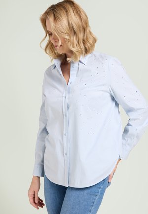 CON PUNTI LUCE - Blusa - azzurro