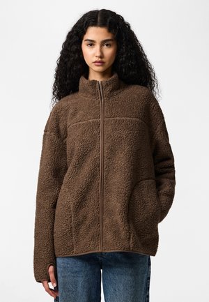 Pieces PCSADIA JACKET - Veste polaire - coffee quartz