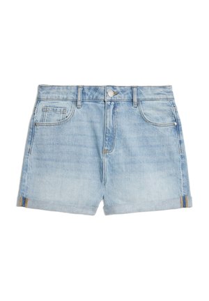 MOM PURE - Jeansshorts - light blue