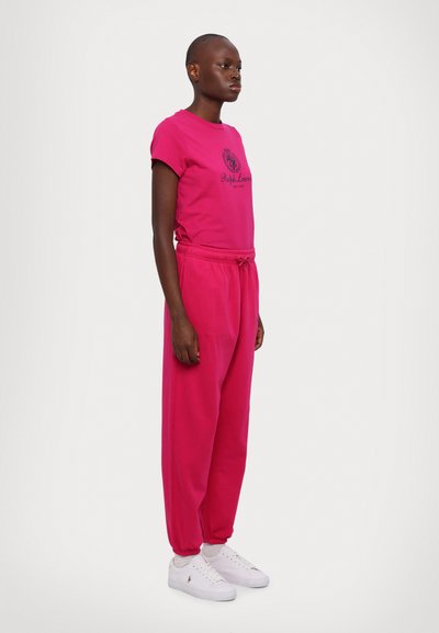 Polo Ralph Lauren ANKLE ATHLETIC - Παντελόνι φόρμας - pink sky/navy