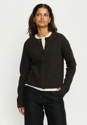 Soft Rebels WEST - Cardigan - coffee quartz melange