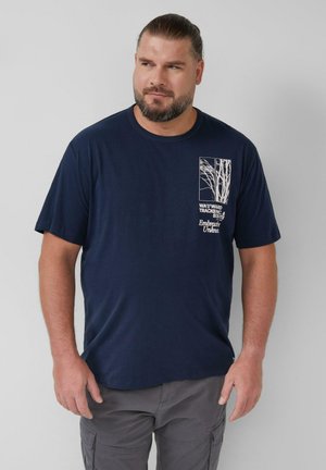 T-Shirt print - navy