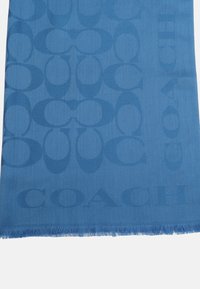 COACH SIGNATURE BORDER STOLE - Sjal / Tørklæder - bright blue