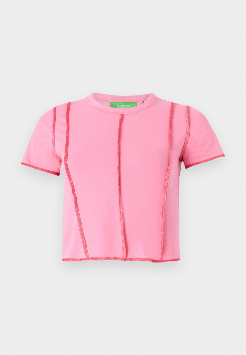 JJXX T-shirt print donkerroze