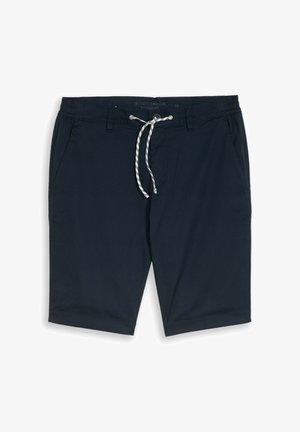 TOM TAILOR, TOM TAILOR HOSEN & CHINO CHINO SHORTS MIT KORDELZUG - Šortky - sky captain blue
