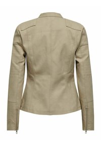 ONLY ONLAVA BIKER OTW NOOS - Giacca in similpelle - white pepper