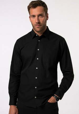 LONG SLEEVE, KENT COLLAR MODERN FIT TALL - Businesshemd - black