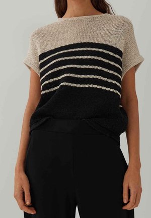 Strickpullover - black