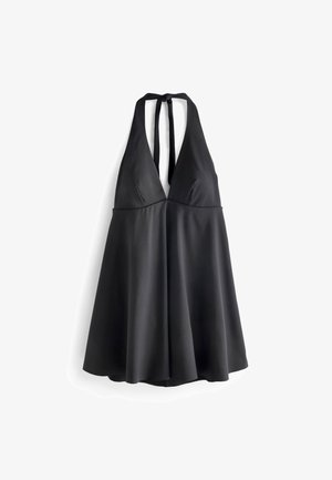 HALTERNECK TUMMY CONTROLSWIM DRESS - Kupaći kostim - black