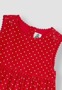 JoJo Maman Bébé REINDEER AND ROBIN APPLIQUÉ CO-ORD - REGULAR FIT - Freizeitkleid - red