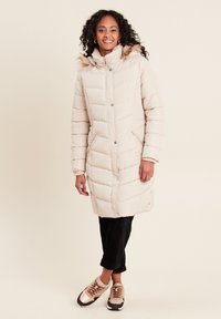 Breal LANGE MIT KAPUZE - Wintermantel - beige