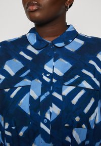 Persona by Marina Rinaldi MOGOL - Shirt dress - blu marino