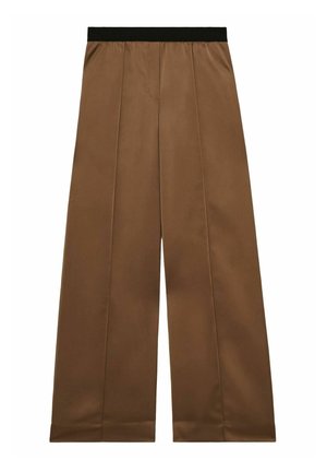Reiss ELSIE WIDE LEG ELASTIC WAIST  - Püksid - taupe neutral