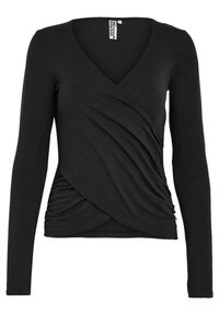 Desires DEJAMAICA WRAP BLOUSE - Ilgarankovis viršutinės dalies drabužis - black