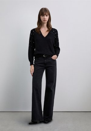 Scalpers Jersey de punto - black